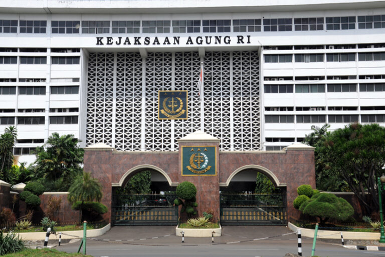 Kejaksaan Agung RI, di kawasan Blok M, Jakarta Selatan, Rabu (25/2)